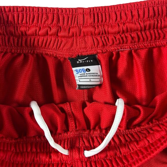 Nike University Of Dayton Flyers Basketball Shorts Men’s Large Dri-Fit Red Y2K - Picture 4 of 11